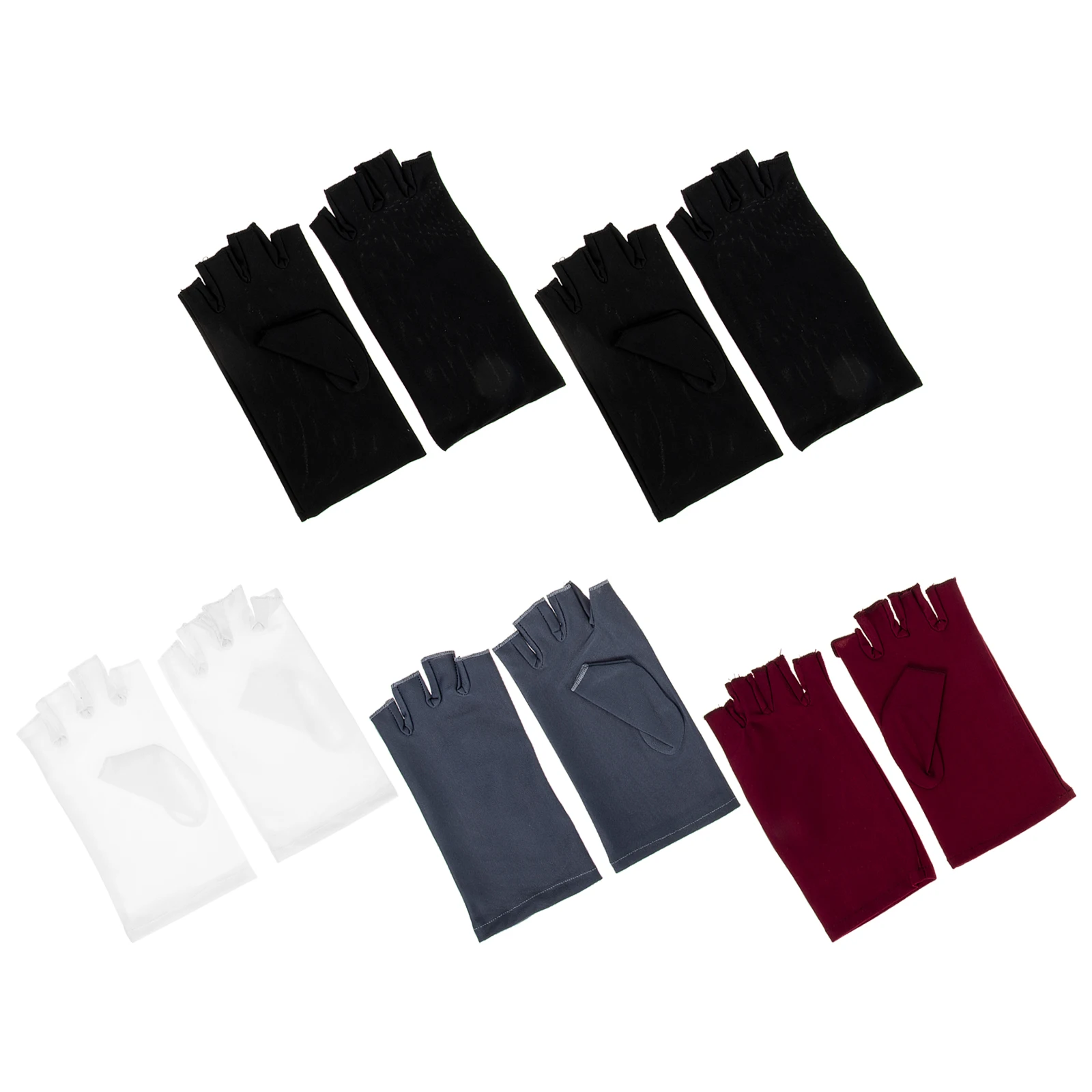 5 Pairs Sunscreen Finger Covers Assorted Colors UV Protection Gloves Women Driving Sports Breathable Thin Material Hands Covers
5 Pairs Sunscreen Finger Covers Assorted Colors UV Protection Gloves Women Driving Sports Breathable Thin Material Hands Covers