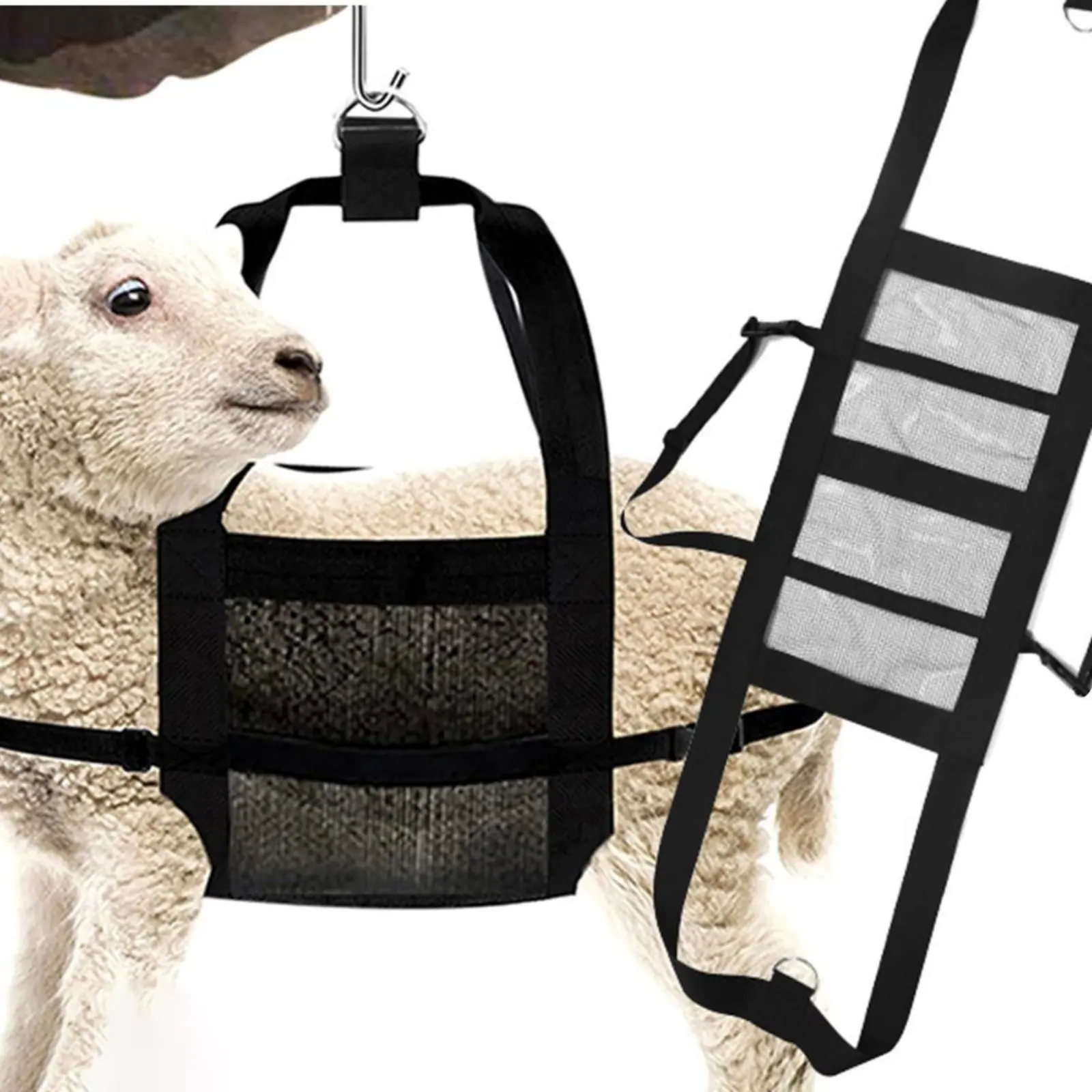 Calf Weighing Sling Adjustable Livestock Scale Sling Calf Weighing Bag Easy to Use Lifting Weight Harness Heavy Duty for Farmers
Calf Weighing Sling Adjustable Livestock Scale Sling Calf Weighing Bag Easy to Use Lifting Weight Harness Heavy Duty for Farmers