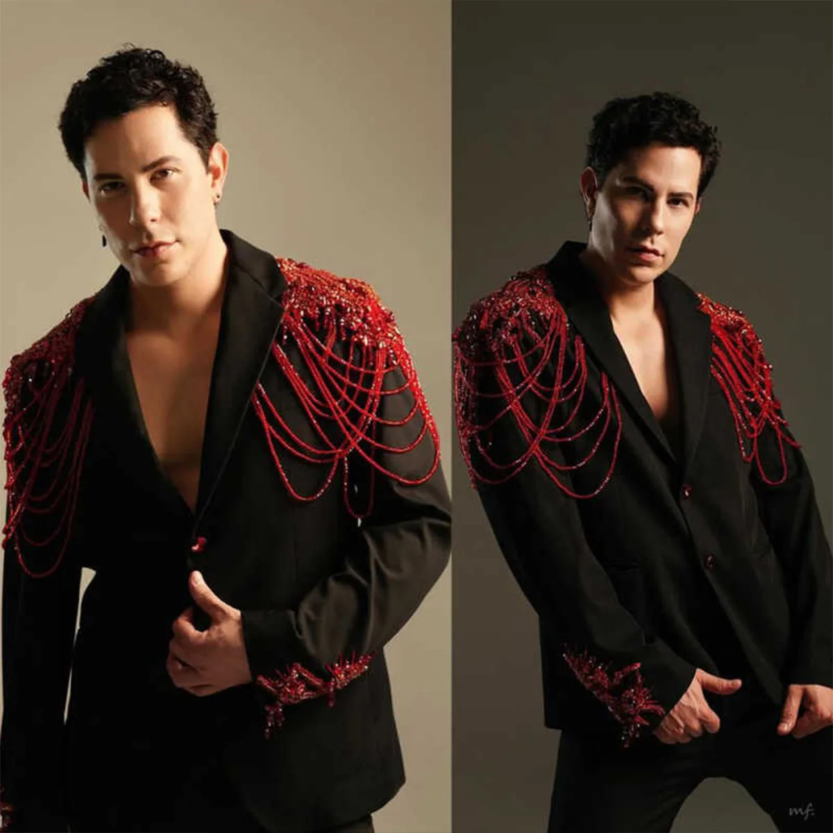 Handsome Diamond Men Suits Slim Fit High End Rhinestone Wedding Tuxedos 2 Pieces Sets Groom Male Blazers Ropa homre Customized
Handsome Diamond Men Suits Slim Fit High End Rhinestone Wedding Tuxedos 2 Pieces Sets Groom Male Blazers Ropa homre Customized