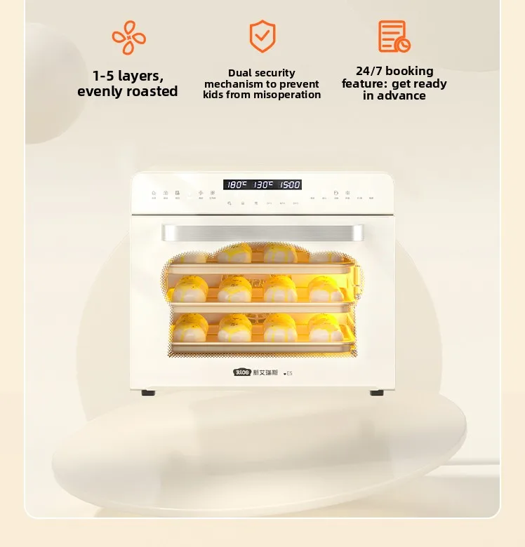 ZMLhousehold electric oven blast stove open-plan furnace four-in-one multi-function large-capacity baking fermentation steam
ZMLhousehold electric oven blast stove open-plan furnace four-in-one multi-function large-capacity baking fermentation steam