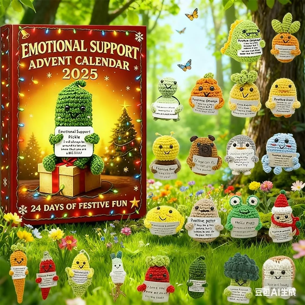 Адвент-календарь с эмоциональной поддержкой, 2 шт., акриловый рождественский подарок на день рождения на 2025 год для всех возрастов, календарь обратного отсчета на 24 дня
Адвент-календарь с эмоциональной поддержкой, 2 шт., акриловый рождественский подарок на день рождения на 2025 год для всех возрастов, календарь обратного отсчета на 24 дня