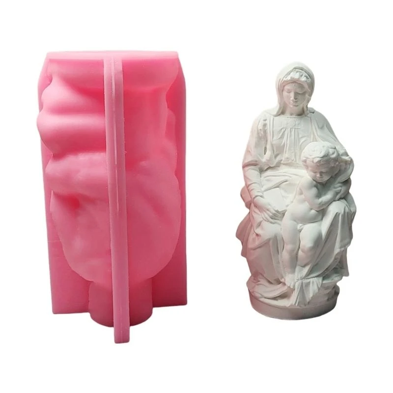 652F Silicone Mold for Mother and Child Statue Crafting Gypsum Handmade Home Decoration Mould Religious Souvenir Mold
652F Silicone Mold for Mother and Child Statue Crafting Gypsum Handmade Home Decoration Mould Religious Souvenir Mold
