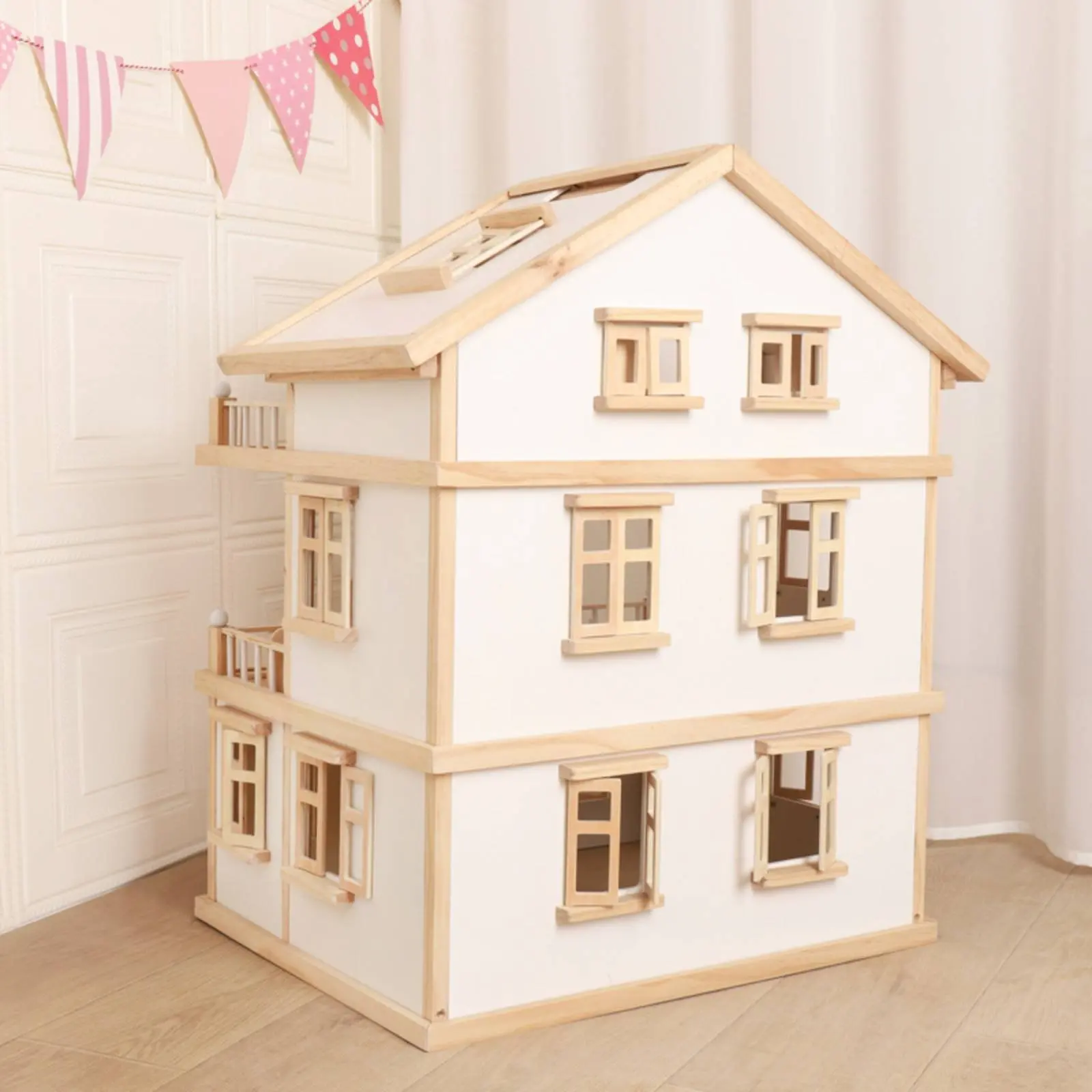 Miniature Villa Dollhouse Gift DIY Dollhouse Playset Kids Toy for Children
Miniature Villa Dollhouse Gift DIY Dollhouse Playset Kids Toy for Children