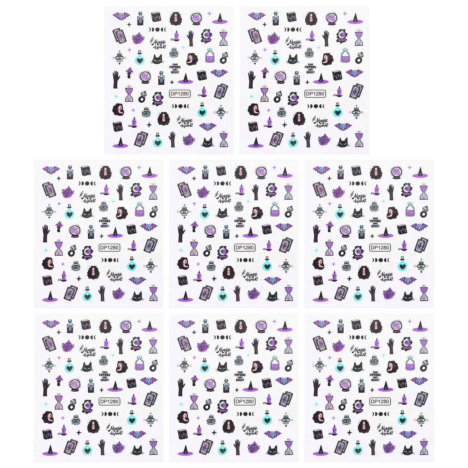 8 Sheets Halloween Nail Stickers Adhesive Transfer Paper DIY Manicure Decals Artificial Temporary Tattoos Party Supply
8 Sheets Halloween Nail Stickers Adhesive Transfer Paper DIY Manicure Decals Artificial Temporary Tattoos Party Supply