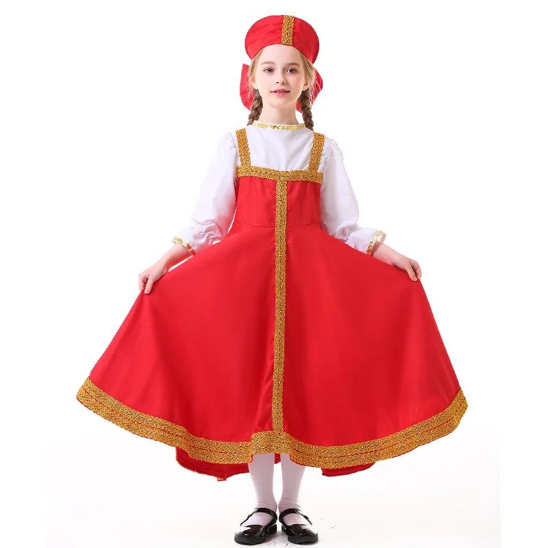 Traditional Russian Ukrainian National Costume Adult Folk Dance Performance Outfit
Traditional Russian Ukrainian National Costume Adult Folk Dance Performance Outfit