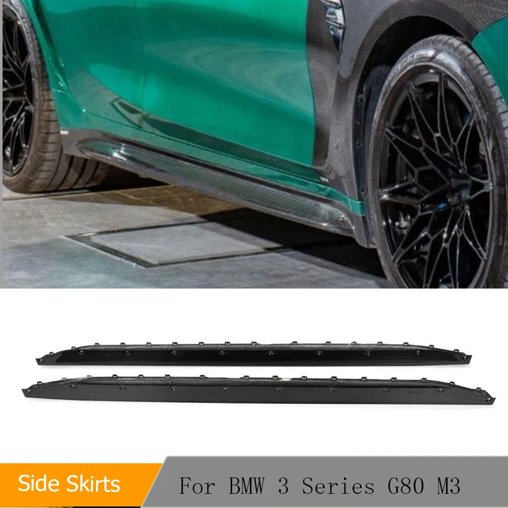 Car Side Bumper Spoiler Side Skirts for BMW 3 Series G80 M3 Sedan Dry Carbon Car Side Skirt Extension Lip Spoiler 2021 2022
Car Side Bumper Spoiler Side Skirts for BMW 3 Series G80 M3 Sedan Dry Carbon Car Side Skirt Extension Lip Spoiler 2021 2022
