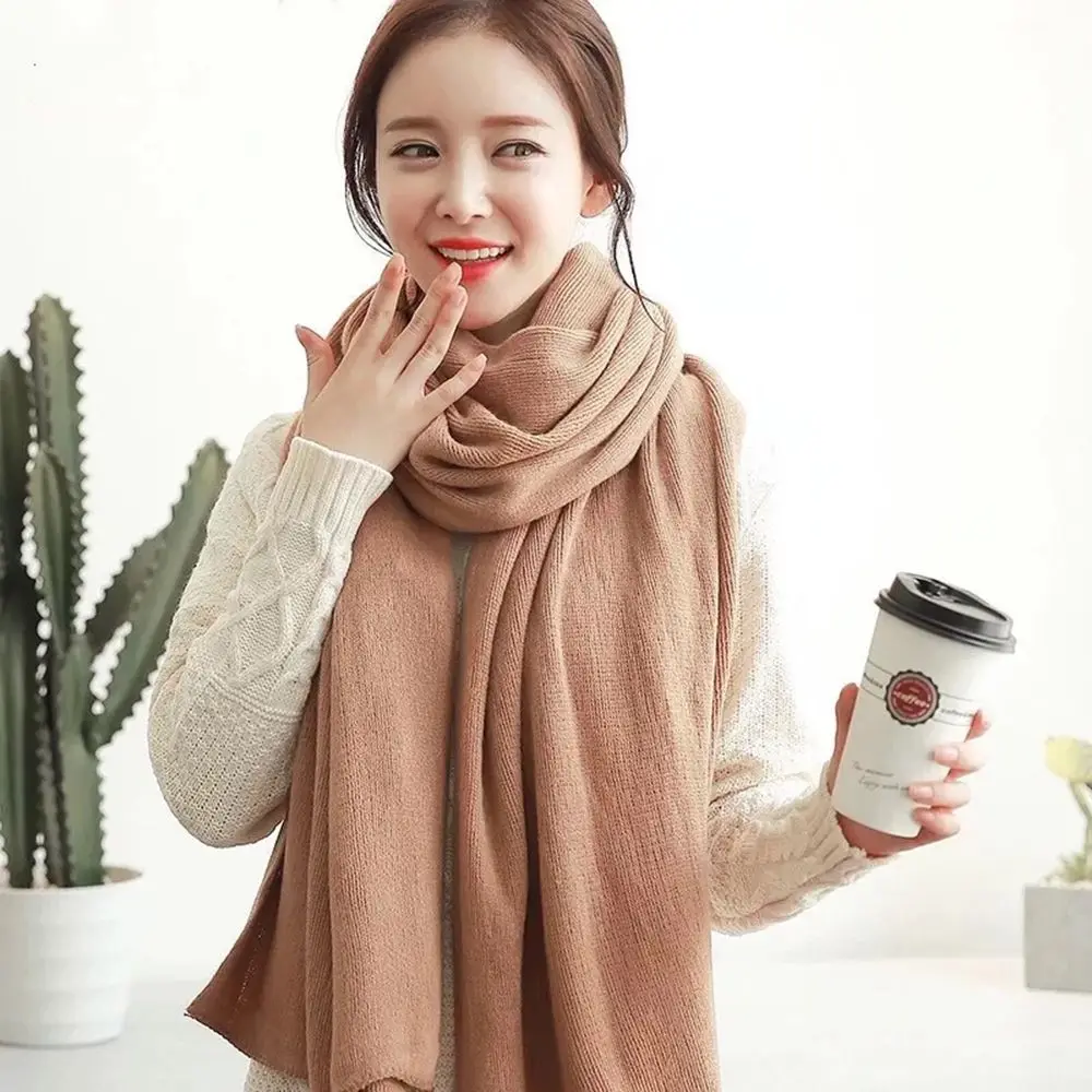 Elegant Warm Female Thickened Imitation Cashmere For Girls Korean Long Shawls Women Winter Scarves Wraps Knitted Shawls
Elegant Warm Female Thickened Imitation Cashmere For Girls Korean Long Shawls Women Winter Scarves Wraps Knitted Shawls