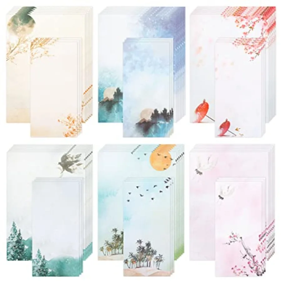 - Stationery Writing Paper Set with Envelopes, 7.3" x 10" 30 Letter Sheets and 18 Envelopes, Smooth Printable Letter Paper for
- Stationery Writing Paper Set with Envelopes, 7.3" x 10" 30 Letter Sheets and 18 Envelopes, Smooth Printable Letter Paper for
