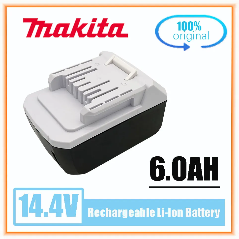 Makita 14.4V 6.0AH Rechargeable Li-Ion Battery For Makita Mak BL1415G BL1413G BL1460G DC18WA UH480D UH520D UM165D UR140D DMR106
Makita 14.4V 6.0AH Rechargeable Li-Ion Battery For Makita Mak BL1415G BL1413G BL1460G DC18WA UH480D UH520D UM165D UR140D DMR106