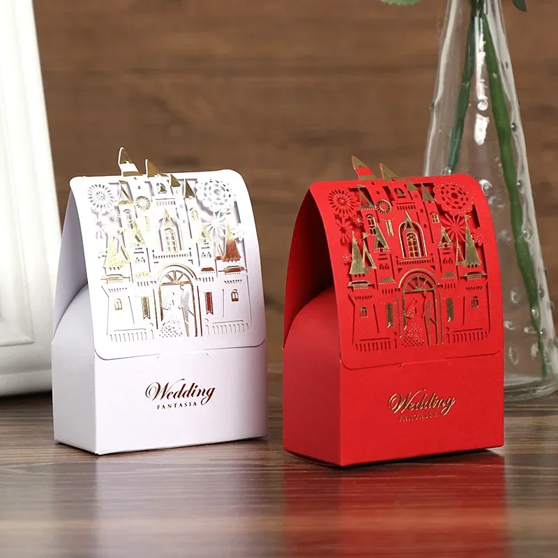 25 Pcs/Lot Creative Castle Candy Box Wedding Party Supplies Hollow Carving Packaging Small Paper Box
25 Pcs/Lot Creative Castle Candy Box Wedding Party Supplies Hollow Carving Packaging Small Paper Box