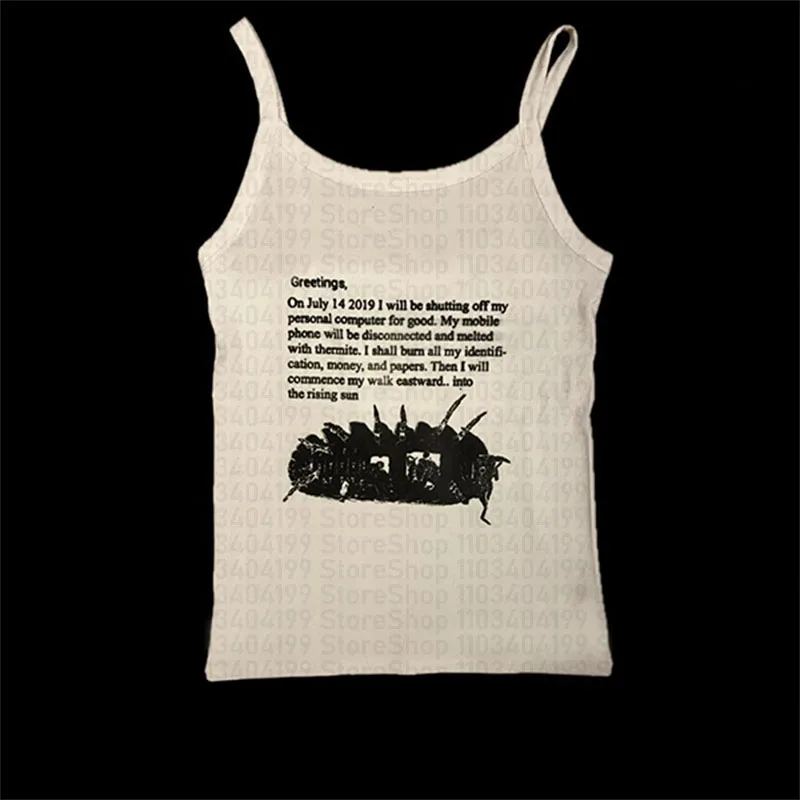 2000s Women Sexy Tank Tops Slim Tops Letter Printed White Women's Racerback Vest Summer Vintage Punk Clothes Y2k Style Tank Tops
2000s Women Sexy Tank Tops Slim Tops Letter Printed White Women's Racerback Vest Summer Vintage Punk Clothes Y2k Style Tank Tops