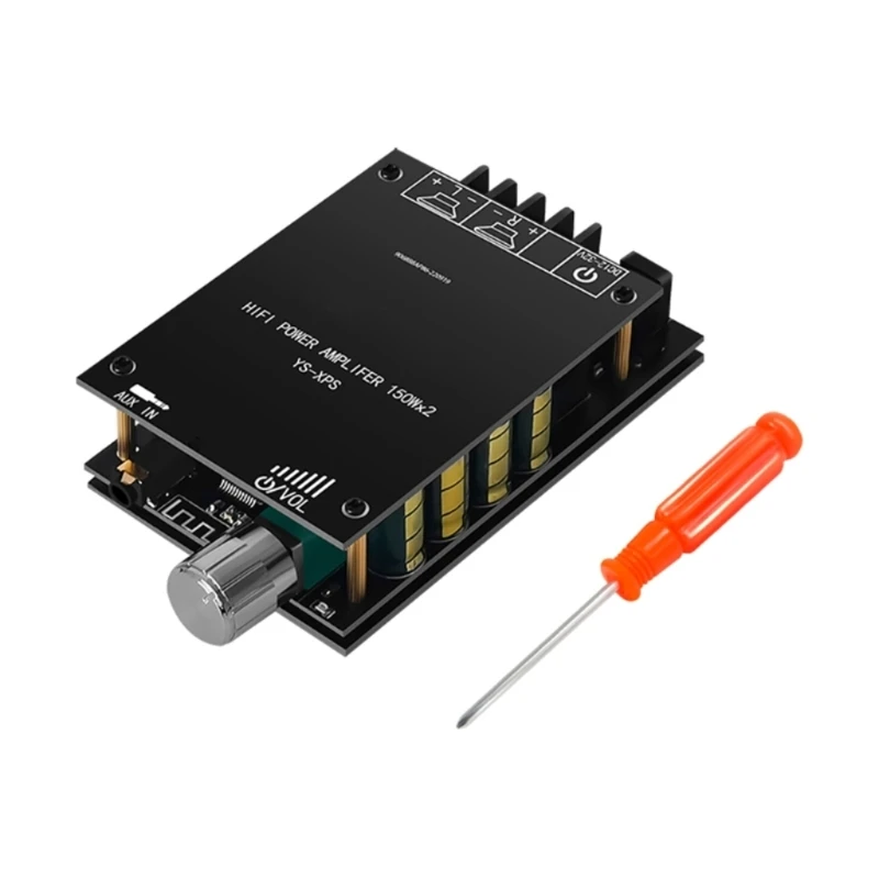 2x150 Вт Bluetooth-совместимый усилитель мощности 5.0, 2-канальный стереофонический аудиоусилитель Hi-Fi
2x150 Вт Bluetooth-совместимый усилитель мощности 5.0, 2-канальный стереофонический аудиоусилитель Hi-Fi