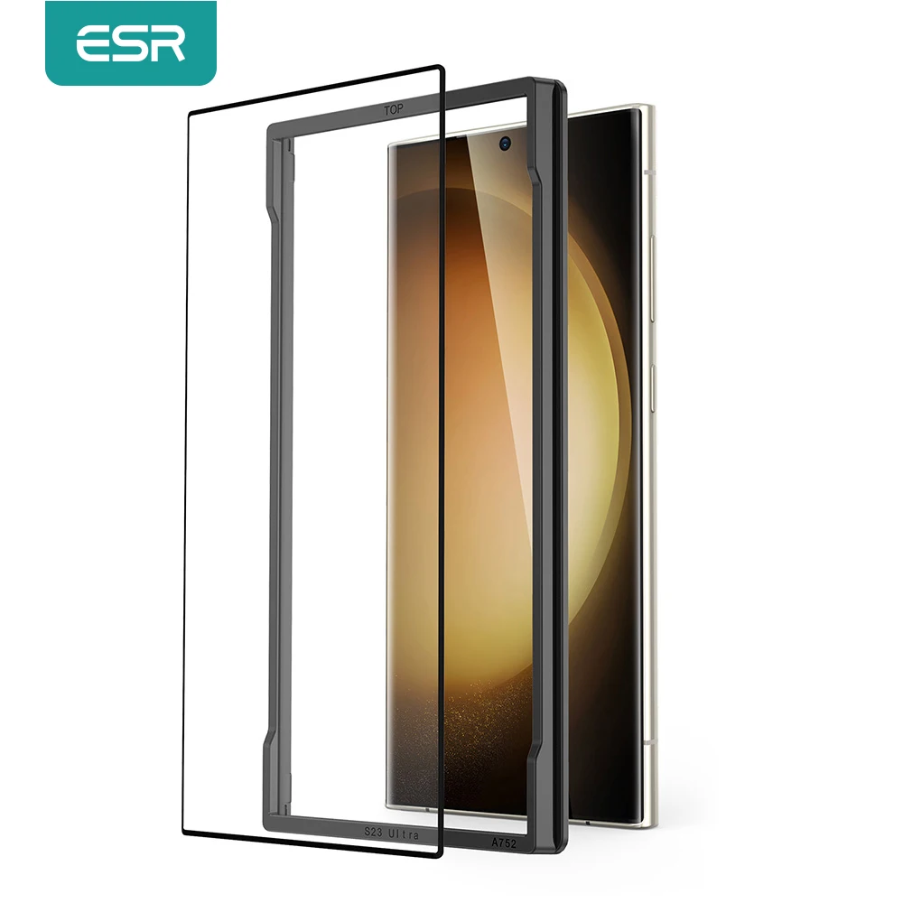 Стекло ESR для Galaxy S23 Ultra, Защита экрана для Samsung S23 ultra, закаленное стекло с полным покрытием, высокочувствительное стекло
Стекло ESR для Galaxy S23 Ultra, Защита экрана для Samsung S23 ultra, закаленное стекло с полным покрытием, высокочувствительное стекло