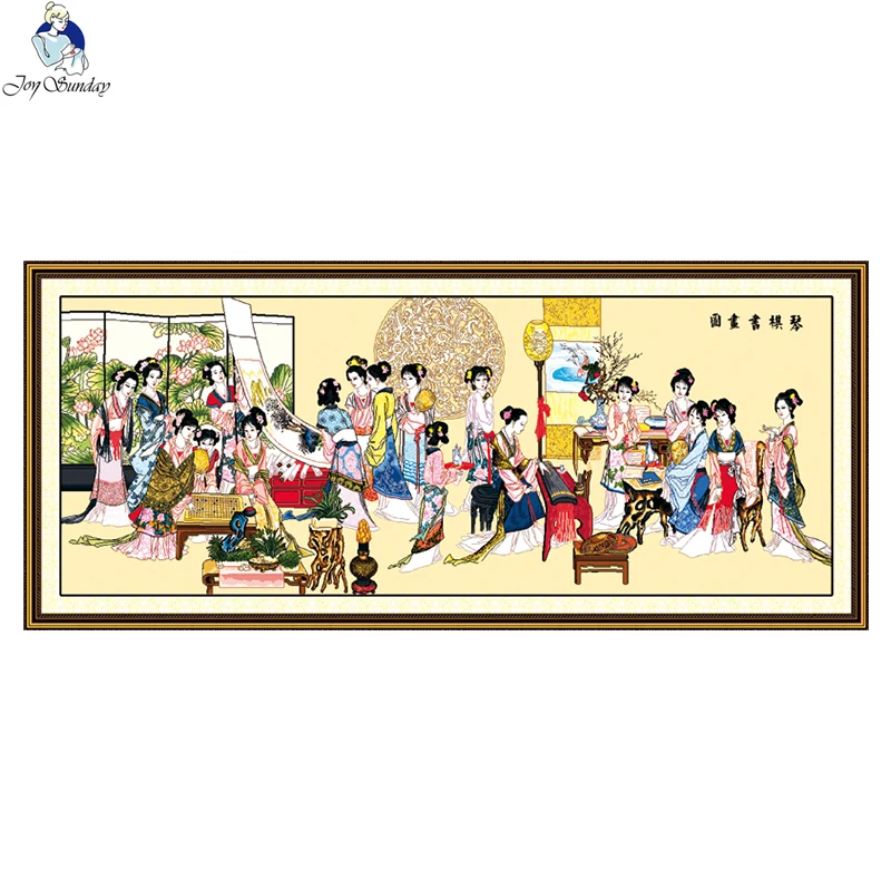 Joy Sunday Lyre-playing, chess, calligraphy and painting Patterns DMC Cross Stitch DIY Handmade Home Decoration
Joy Sunday Lyre-playing, chess, calligraphy and painting Patterns DMC Cross Stitch DIY Handmade Home Decoration