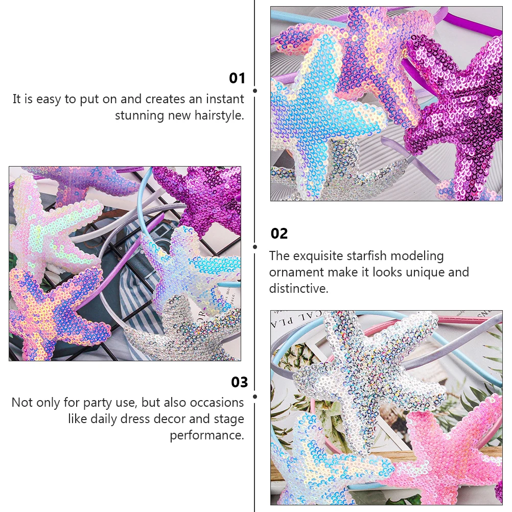8pcs Seastar Hoop Little Girl Girls Children Hair Hoop Girl Seastar Headdress Marine Animal Headdress Daily Stage
8pcs Seastar Hoop Little Girl Girls Children Hair Hoop Girl Seastar Headdress Marine Animal Headdress Daily Stage
