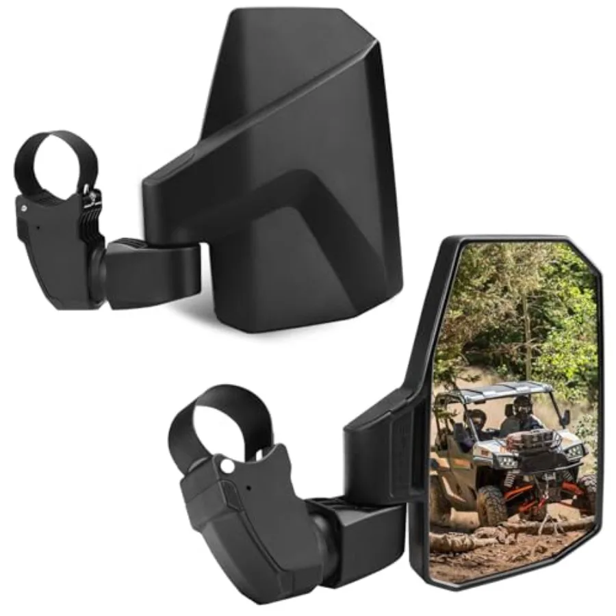 UTV MirrorsThe Spring Back Feature Allows Easy Reset After Fold 2024 New SXS Mirrors Side View for 1.5"-2.0" Roll Cage Compatib
UTV MirrorsThe Spring Back Feature Allows Easy Reset After Fold 2024 New SXS Mirrors Side View for 1.5"-2.0" Roll Cage Compatib