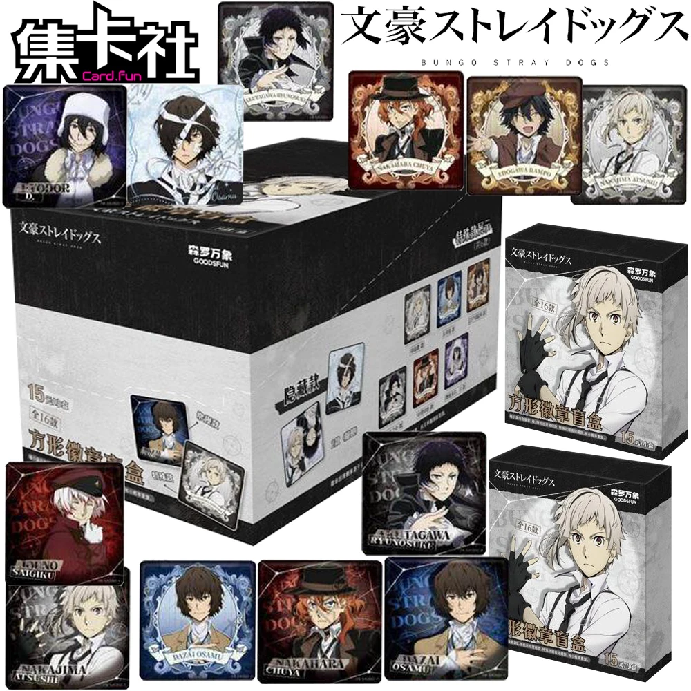 New Genuine CARD.FUN Japanese Anime Bungo Stray Dogs Square Badge Cartoon Premium Collectible Pendants Christmas Gifts for Kids
New Genuine CARD.FUN Japanese Anime Bungo Stray Dogs Square Badge Cartoon Premium Collectible Pendants Christmas Gifts for Kids