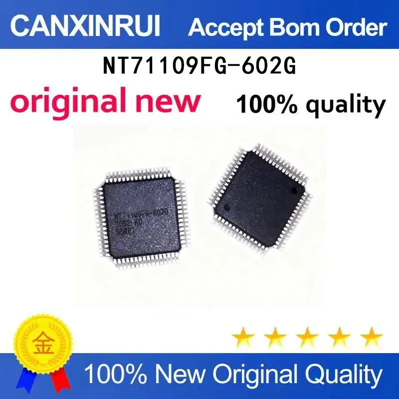 (5 Pieces) NT71109FG-602G NT71109FG QFP NT71109FG-7010 brand new
(5 Pieces) NT71109FG-602G NT71109FG QFP NT71109FG-7010 brand new