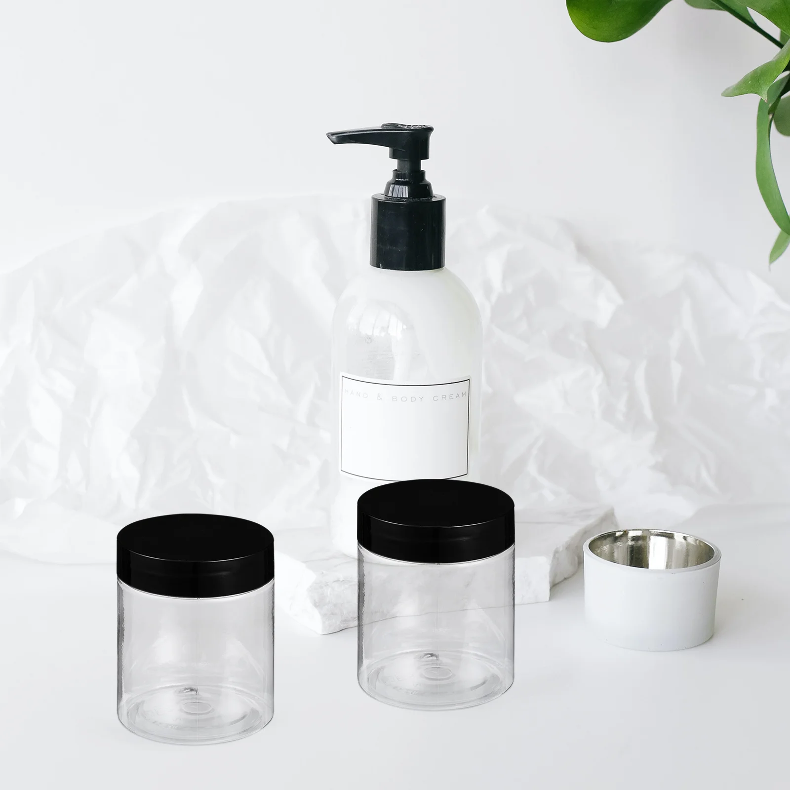12pcs 140Ml Face Cream Jar Plastic Storage Container For Travel Lotion Shampoo Organizer Makeup Box Skincare Dispenser
12pcs 140Ml Face Cream Jar Plastic Storage Container For Travel Lotion Shampoo Organizer Makeup Box Skincare Dispenser