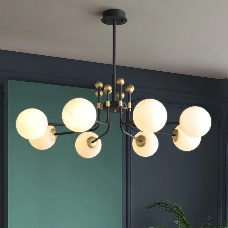 GHEUVNJ Nordic living room magic bean chandelier creative bedroom study minimalist restaurant glass lighting decoration
GHEUVNJ Nordic living room magic bean chandelier creative bedroom study minimalist restaurant glass lighting decoration