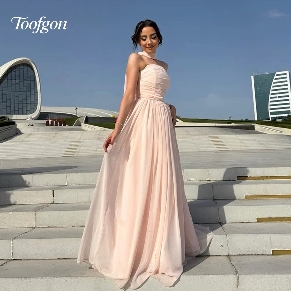 Toofgon Baby Pink Chiffon Women Prom Dresses Customized Pleats Aline Wrap Strapless Formal Brithday Party Wear Evening Gown
Toofgon Baby Pink Chiffon Women Prom Dresses Customized Pleats Aline Wrap Strapless Formal Brithday Party Wear Evening Gown