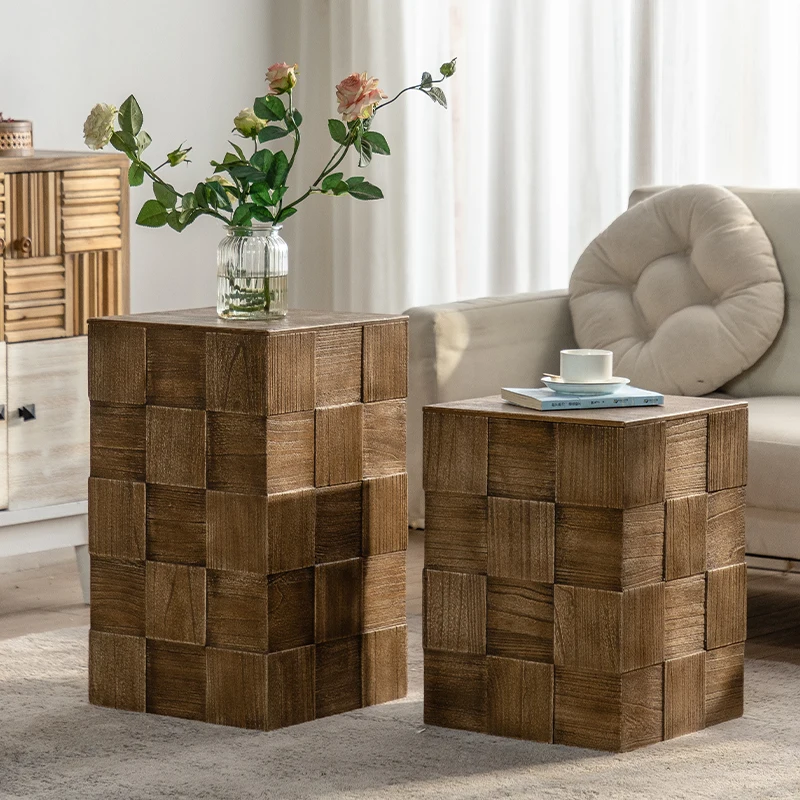 Wabi **** retro square sofa side few B & B hotel creative storage side cabinet American creative storage coffee table
Wabi **** retro square sofa side few B & B hotel creative storage side cabinet American creative storage coffee table