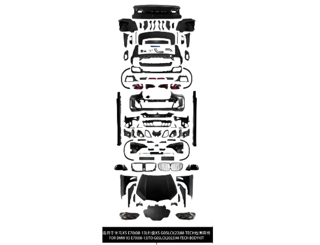 2008-2012 X5E70 Комплект кузова, новый состояние, заменяет 2022-2024 X5G05, улучшенный внешний вид кузова для транспортных средств
2008-2012 X5E70 Комплект кузова, новый состояние, заменяет 2022-2024 X5G05, улучшенный внешний вид кузова для транспортных средств
