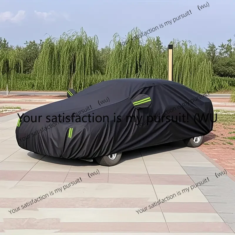 Black Scratch-Resistant Car Cover - Dustproof & Sun-Resistant, Comprehensive Protection for Various Car Models, Outdoor Parking
Black Scratch-Resistant Car Cover - Dustproof & Sun-Resistant, Comprehensive Protection for Various Car Models, Outdoor Parking