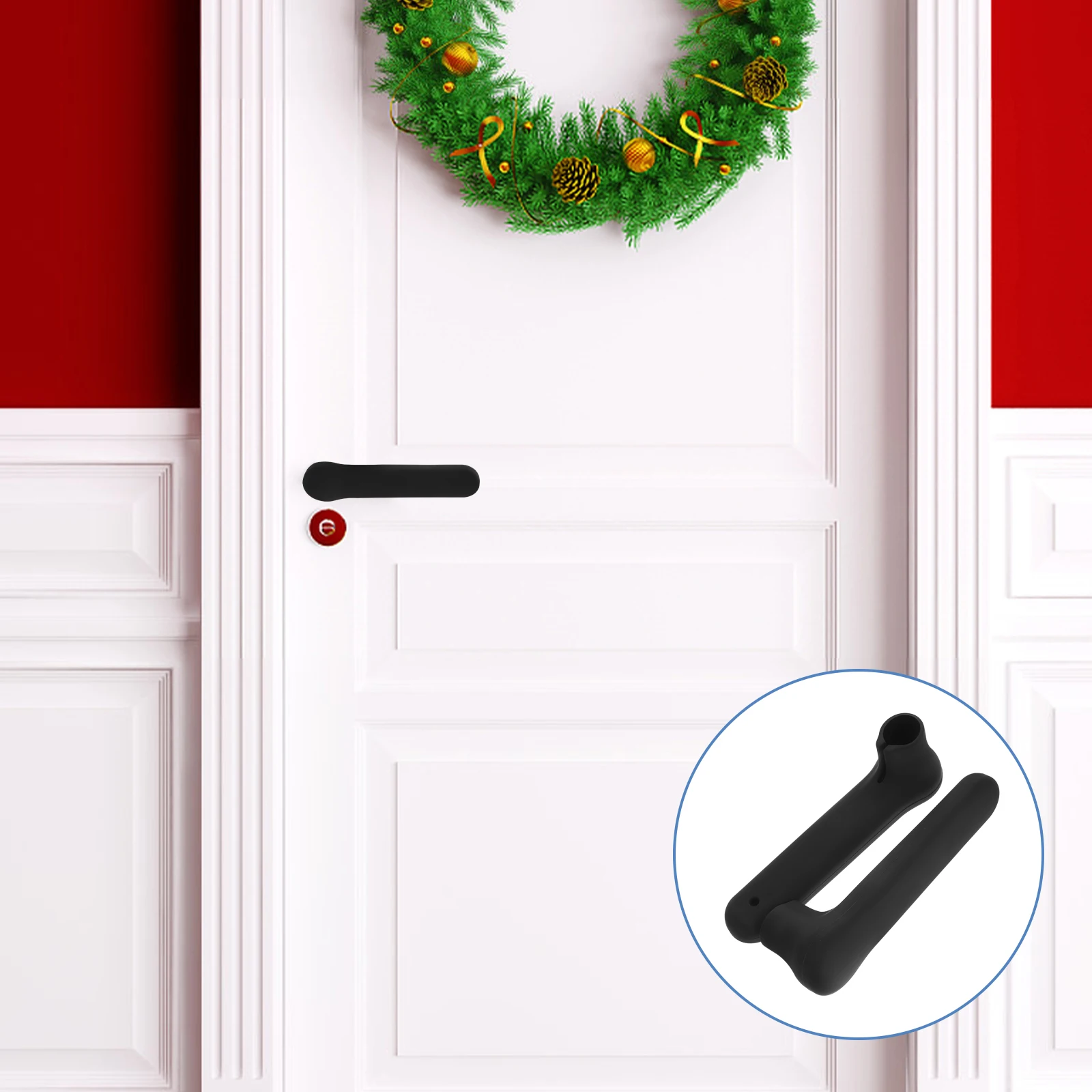 2 Pcs Silicone Door Handle Covers Safety Bumper Protectors Childproof Anti Collision Cabinet Handle Grips Rubber for Home
2 Pcs Silicone Door Handle Covers Safety Bumper Protectors Childproof Anti Collision Cabinet Handle Grips Rubber for Home
