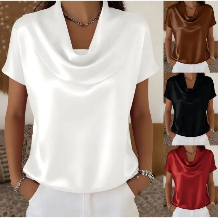 Women's Casual Style Drop Shoulder Short Sleeve Shirt Knitted Pure Color Long Sleeve Elastic Micro Winter Fashion Ladies' Shirt
Women's Casual Style Drop Shoulder Short Sleeve Shirt Knitted Pure Color Long Sleeve Elastic Micro Winter Fashion Ladies' Shirt
