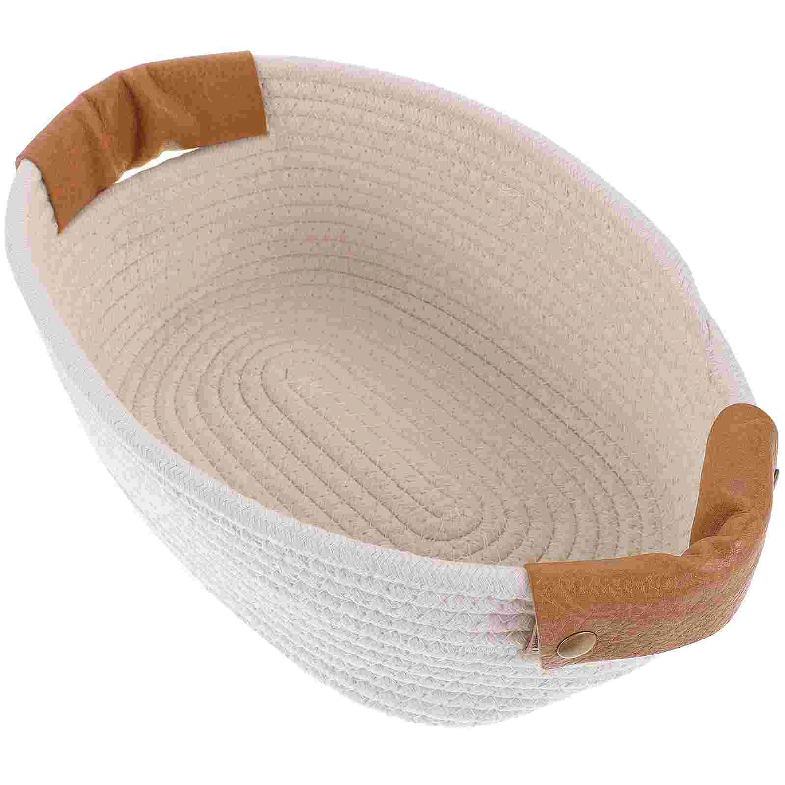 Cotton Rope Storage Basket Woven with Handle Bathroom Kids Baskets Baby Toy Organizing Hamper
Cotton Rope Storage Basket Woven with Handle Bathroom Kids Baskets Baby Toy Organizing Hamper