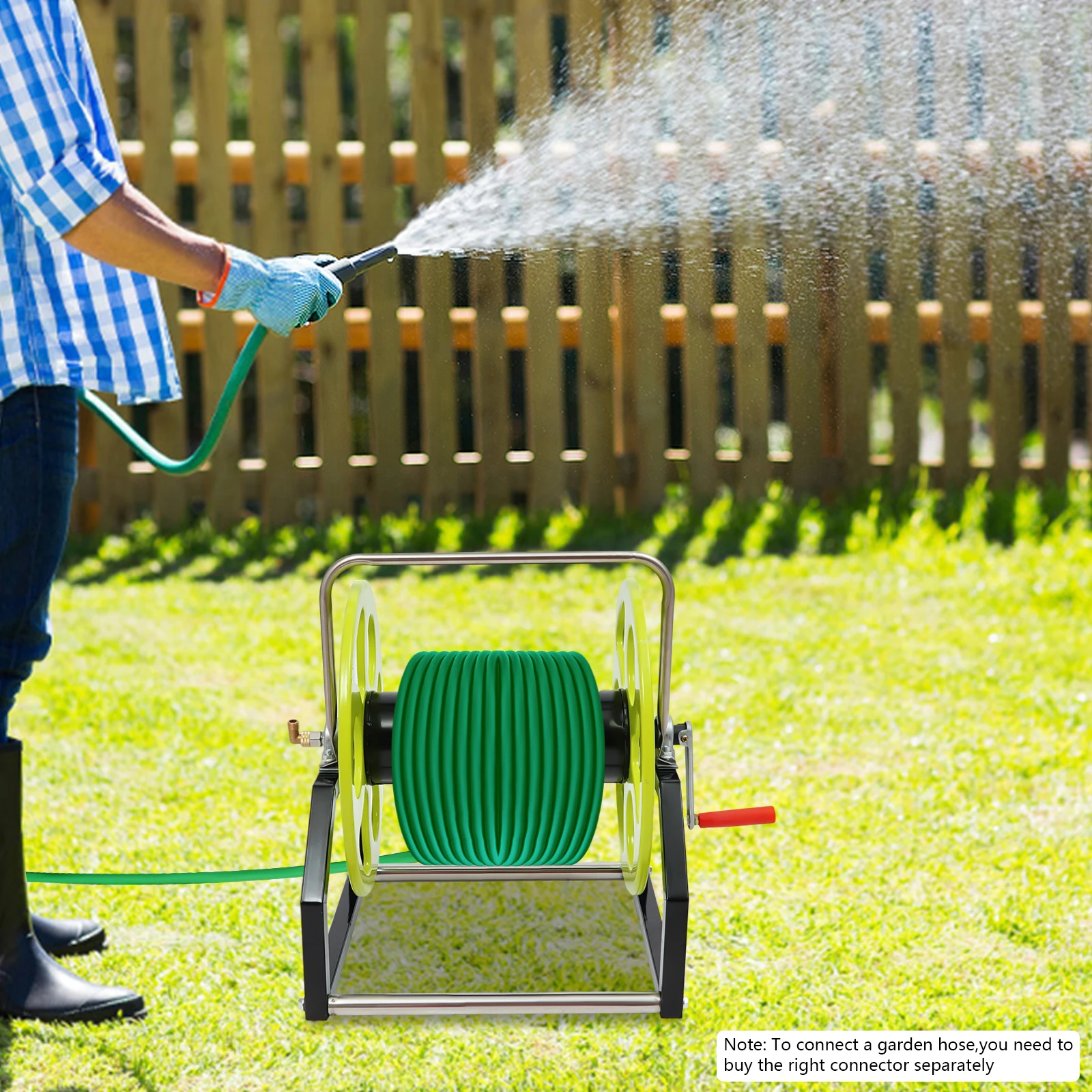Easy-Assemble Hose Reel Smooth Surface Easy Wet Rag Cleaning Modern Green&Black Style Fits Various Home Aesthetics
Easy-Assemble Hose Reel Smooth Surface Easy Wet Rag Cleaning Modern Green&Black Style Fits Various Home Aesthetics