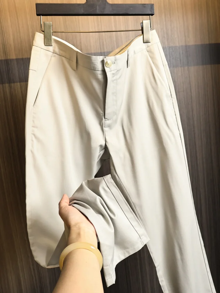 Casual Straight Leg Pants Men's Summer Thin Elastic Skin-friendly Modal Silk Fiber Blend Lightweight Comfortable Fit Trousers
Casual Straight Leg Pants Men's Summer Thin Elastic Skin-friendly Modal Silk Fiber Blend Lightweight Comfortable Fit Trousers