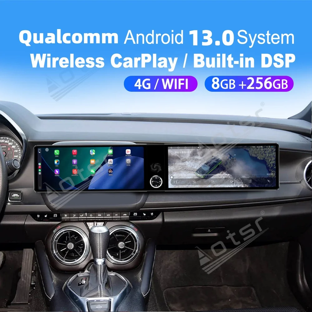 12.3-дюймовый двухэкранный мультимедийный автомобильный GPS-навигатор с поддержкой Qualcomm Carplay и Android для Chevrolet Camaro 2016~2023, автомагнитола
12.3-дюймовый двухэкранный мультимедийный автомобильный GPS-навигатор с поддержкой Qualcomm Carplay и Android для Chevrolet Camaro 2016~2023, автомагнитола