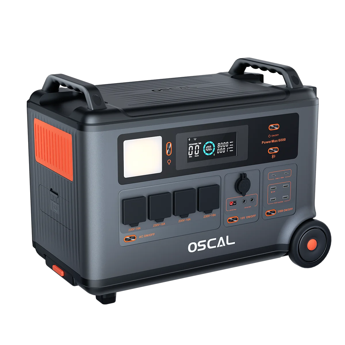 Портативная электростанция Oscal PowerMax 6000, солнечный генератор с аккумулятором LiFePO4 3600 Втч для домашней экстренной помощи, кемпинга на открытом воздухе, поездки на автофургоне
Портативная электростанция Oscal PowerMax 6000, солнечный генератор с аккумулятором LiFePO4 3600 Втч для домашней экстренной помощи, кемпинга на открытом воздухе, поездки на автофургоне
