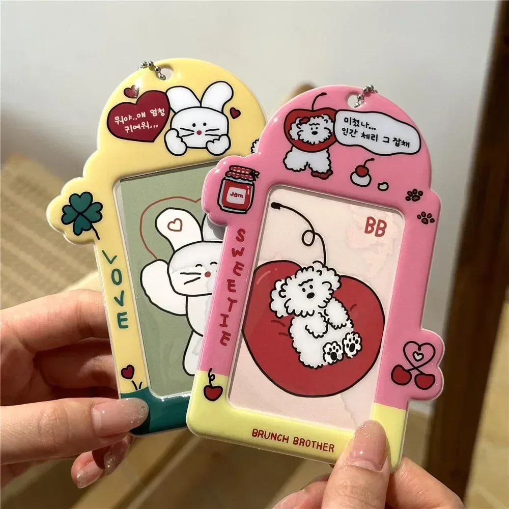 Cartoon Animal Photo Card Holder Idol Photo Organizer Case Pendant for Campus Bus Meal Card Protective Case Sleeve ID Tag
Cartoon Animal Photo Card Holder Idol Photo Organizer Case Pendant for Campus Bus Meal Card Protective Case Sleeve ID Tag