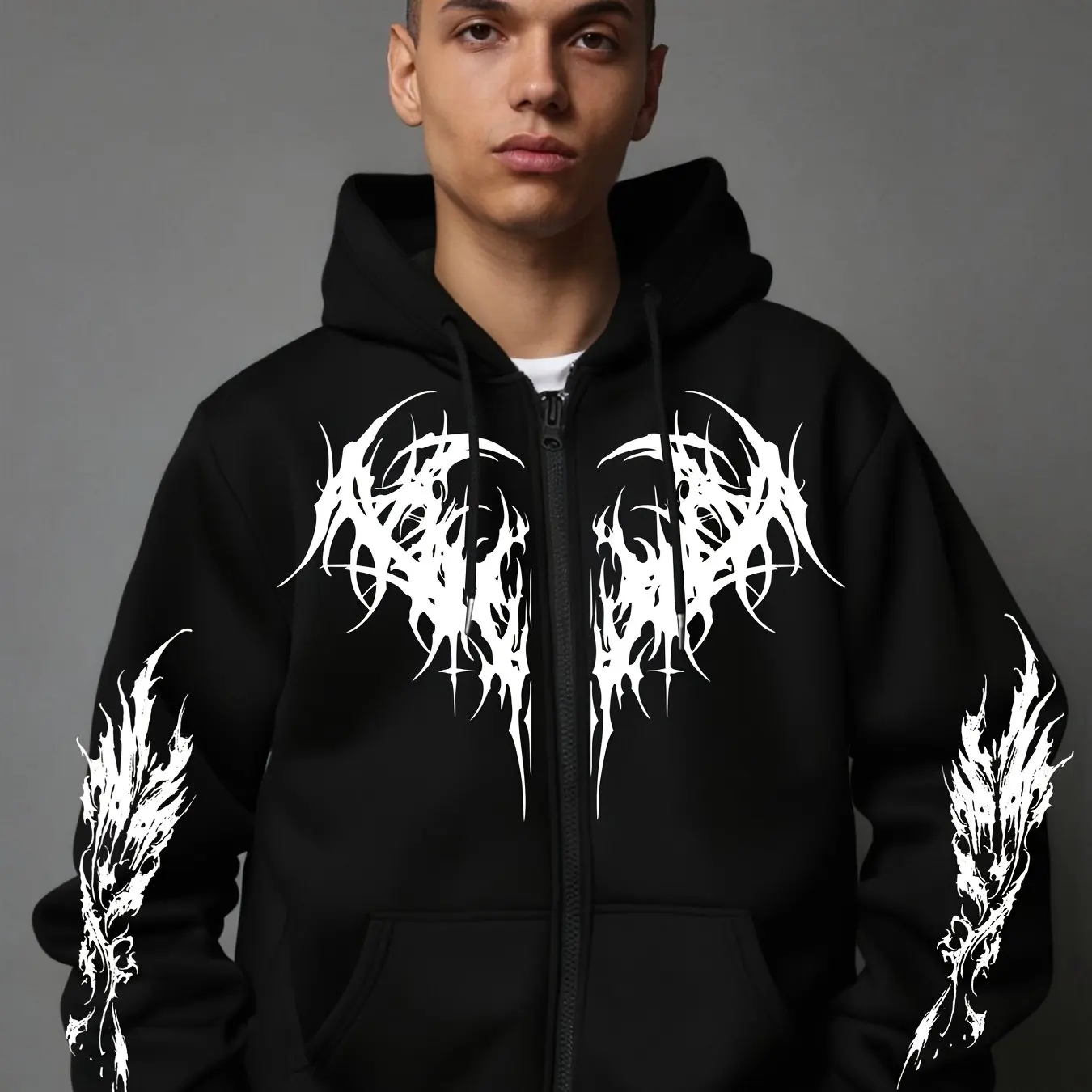 Men's Gothic Dark Style Printed Zip Hoodie - Purple Geometric Pattern Streetwear Jacket Autumn Winter men clothing
Men's Gothic Dark Style Printed Zip Hoodie - Purple Geometric Pattern Streetwear Jacket Autumn Winter men clothing