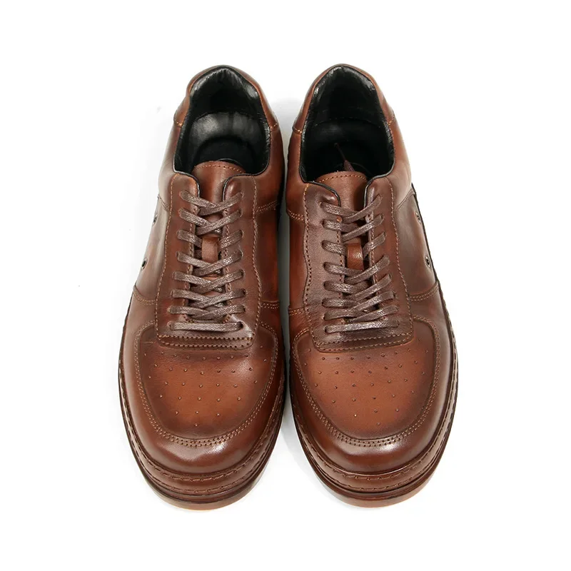 Fashion Highquality Retro Cowhide Men's Shoes Casual Sports Shoes Outdoor Running All Genuine Leather Brownblack Sneakers Hiking
Fashion Highquality Retro Cowhide Men's Shoes Casual Sports Shoes Outdoor Running All Genuine Leather Brownblack Sneakers Hiking