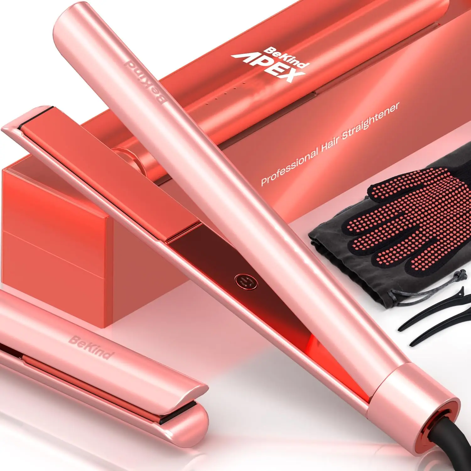 2-in-1 Hair Straightener & Curler, 460°F Fast Heating, 15s Heat Up, Temperature Memory, for All Hair Types, Gift for Women
2-in-1 Hair Straightener & Curler, 460°F Fast Heating, 15s Heat Up, Temperature Memory, for All Hair Types, Gift for Women