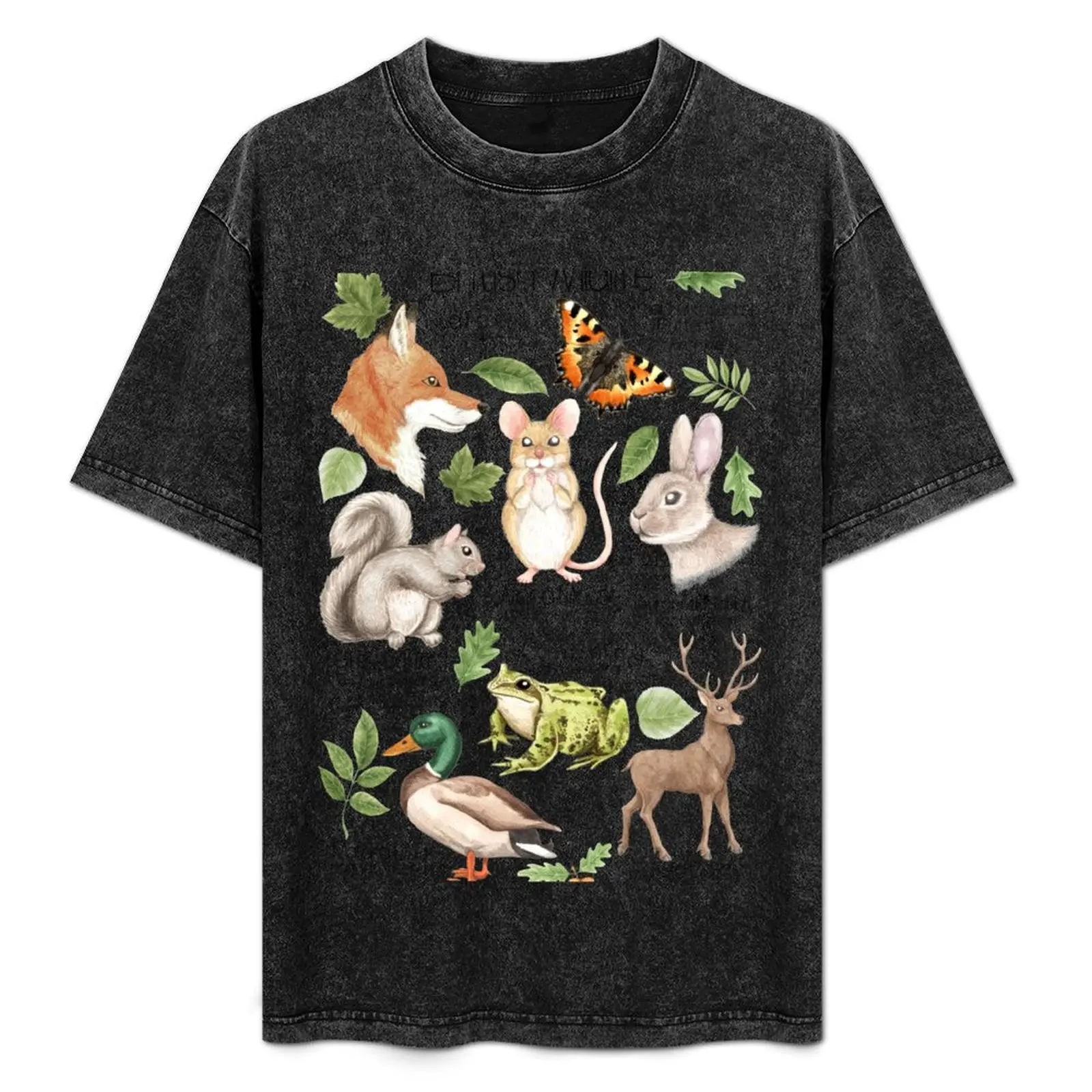 British Wildlife T-Shirt Retro Style Print Casual Top
British Wildlife T-Shirt Retro Style Print Casual Top