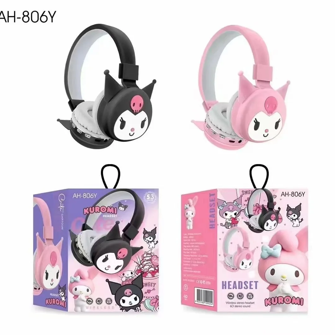 New Cartoon Sanrio Kulomi Wireless Bluetooth Headset Hello Kitty Princess Headwear Computer Music Stereo New Jewelry Toys
New Cartoon Sanrio Kulomi Wireless Bluetooth Headset Hello Kitty Princess Headwear Computer Music Stereo New Jewelry Toys