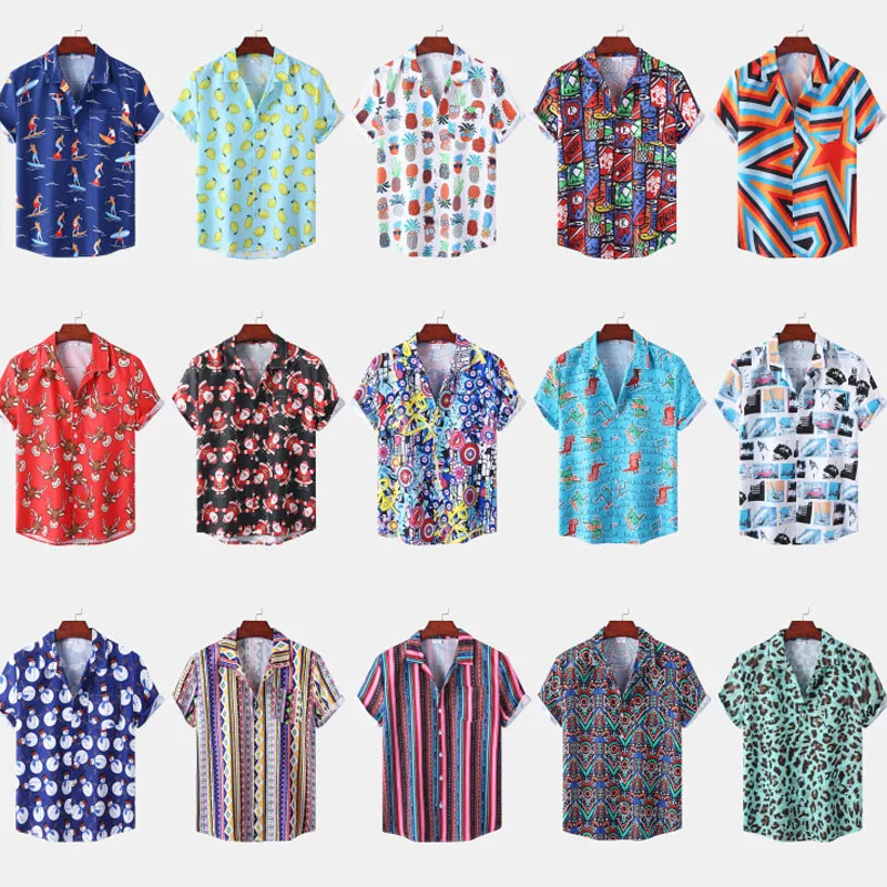 Summer Breathable New Men Shirt Vacation Chemise Homme Beach Printed Short Sleeve Button Hawaiian Shirts For Men M-3XL MY729
Summer Breathable New Men Shirt Vacation Chemise Homme Beach Printed Short Sleeve Button Hawaiian Shirts For Men M-3XL MY729
