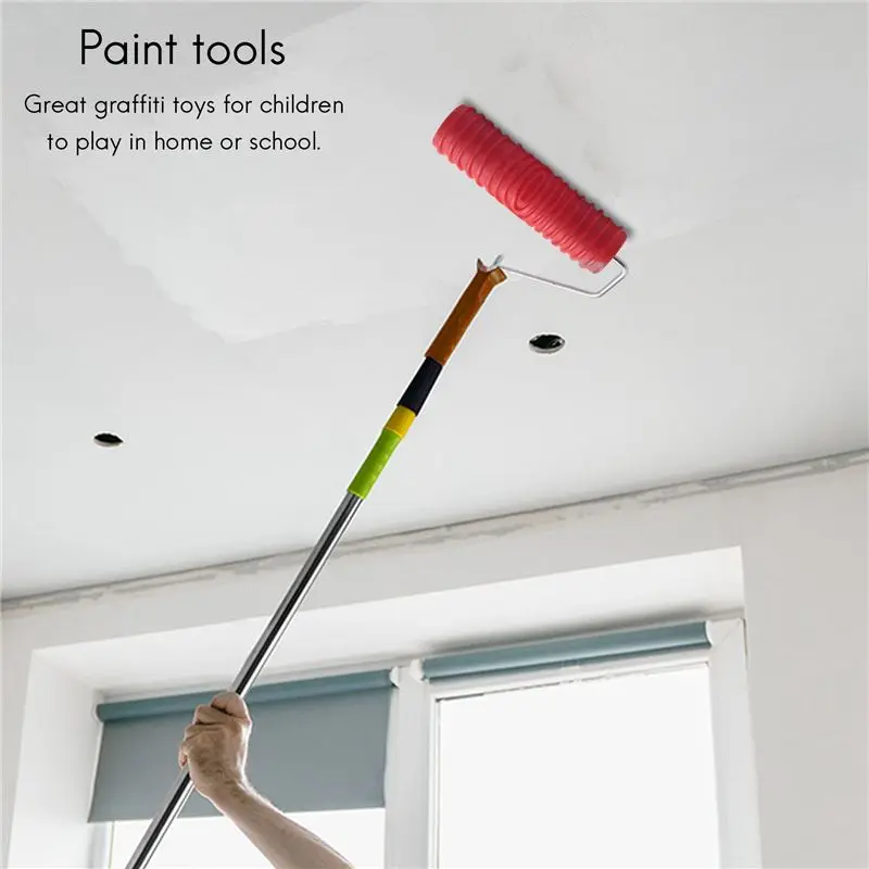 ABBY-2Pcs 7 Inch Empaistic Pattern Roller Painter +4 PCS Wood Graining Painting Tool,Art Wallpaper Imitation Wood Grain Tool
ABBY-2Pcs 7 Inch Empaistic Pattern Roller Painter +4 PCS Wood Graining Painting Tool,Art Wallpaper Imitation Wood Grain Tool