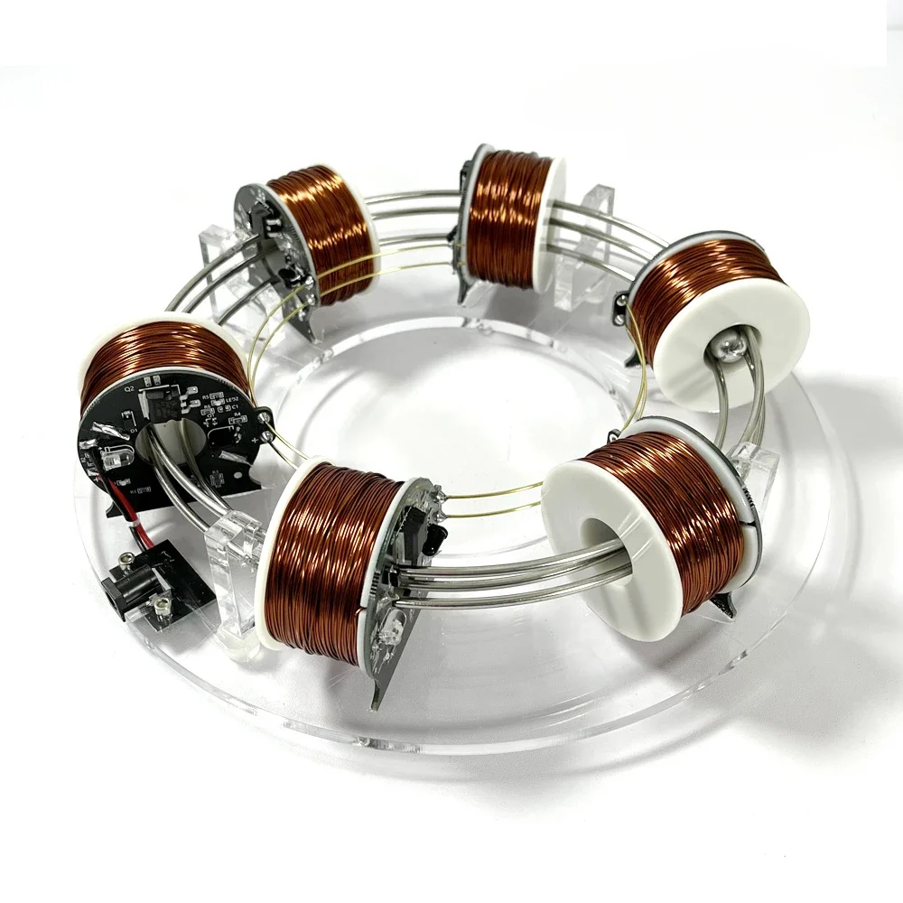 DIY 6 Coil Electromagnetic Cyclotron Electromagnetic Coil Accelerator Physics Experiment Model Desktop Ornament Toy Sport
DIY 6 Coil Electromagnetic Cyclotron Electromagnetic Coil Accelerator Physics Experiment Model Desktop Ornament Toy Sport