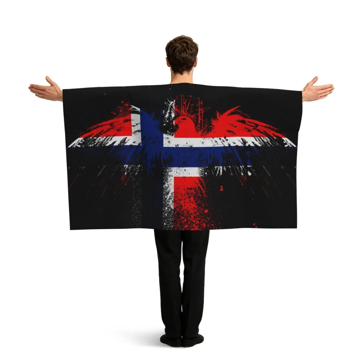 Norway Flag Flag Shawl With Sleeves National Team Fan Costume Flag Cape
Norway Flag Flag Shawl With Sleeves National Team Fan Costume Flag Cape