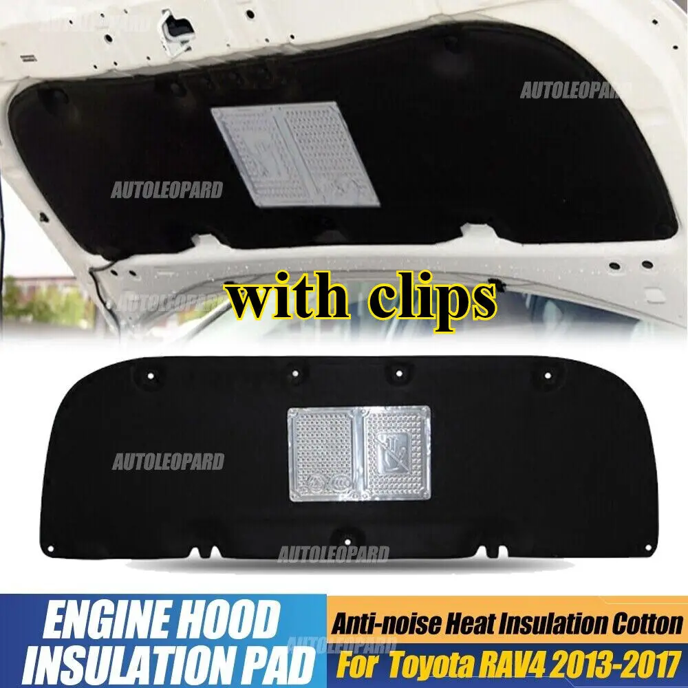 Cotton Car Hood Engine Sound Insulation Pad Heat Shield For 2013-17 Toyota RAV4
Cotton Car Hood Engine Sound Insulation Pad Heat Shield For 2013-17 Toyota RAV4