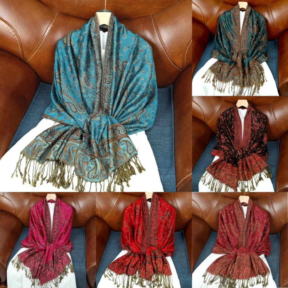 New Retro Pattern Women’s Scarf Cashmere Feeling 70*180 Women Shawls with Tassel Multiple Color Head Wraps Hijab for Women Girls
New Retro Pattern Women’s Scarf Cashmere Feeling 70*180 Women Shawls with Tassel Multiple Color Head Wraps Hijab for Women Girls
