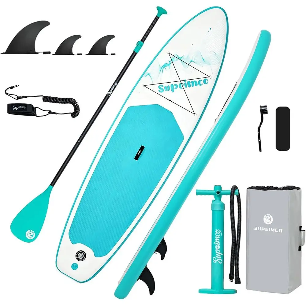 10'6 Stand Up Paddle Board with Anti-Slip Deck and Full Accessories for All Skill Levels
10'6 Stand Up Paddle Board with Anti-Slip Deck and Full Accessories for All Skill Levels