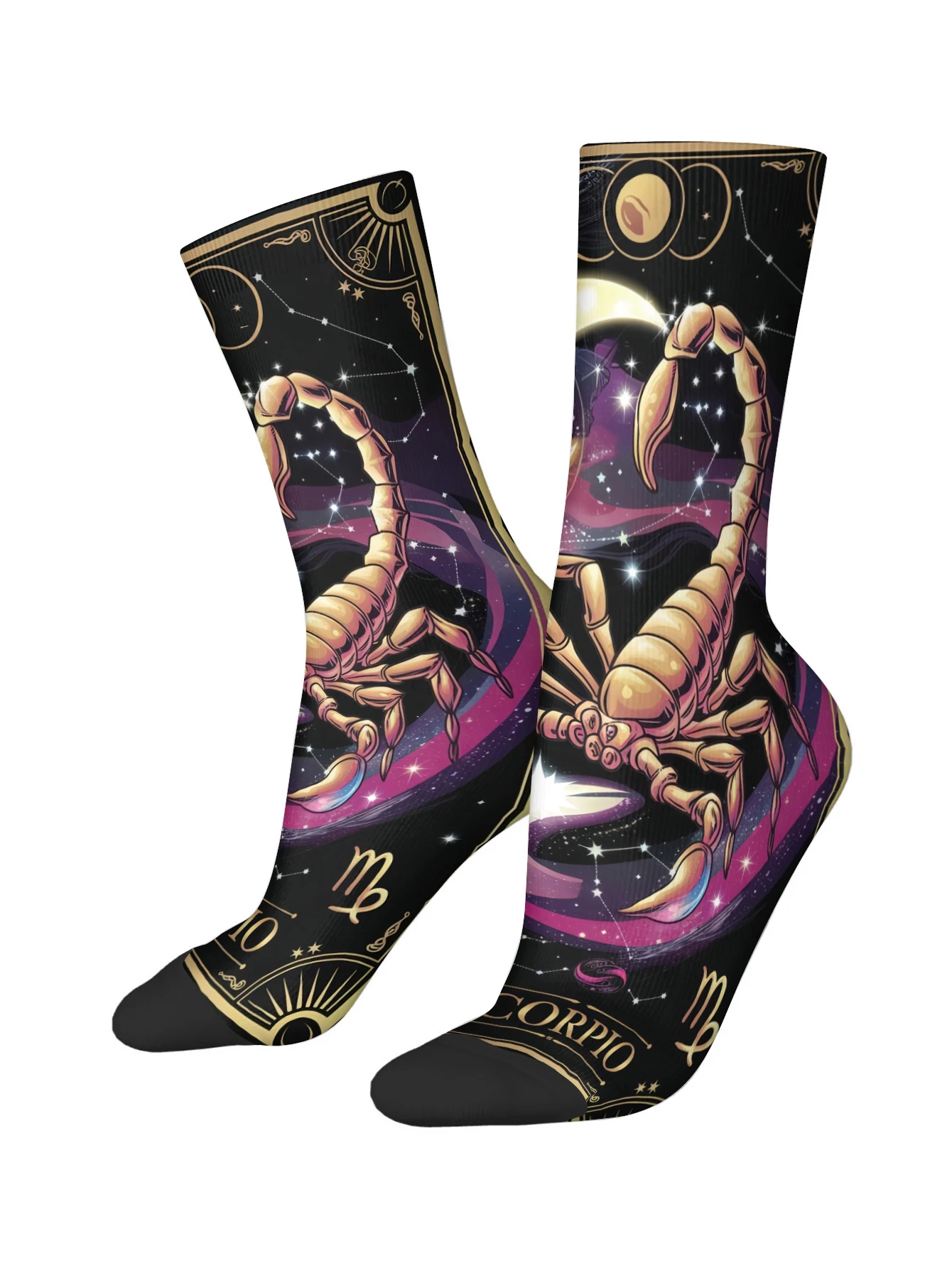 1 пара мужских носков «Созвездие» с 3D цифровой печатью, скорпион, впитывающих влагу, подходят для вечеринок, вечеринок, повседневной носки
1 пара мужских носков «Созвездие» с 3D цифровой печатью, скорпион, впитывающих влагу, подходят для вечеринок, вечеринок, повседневной носки
