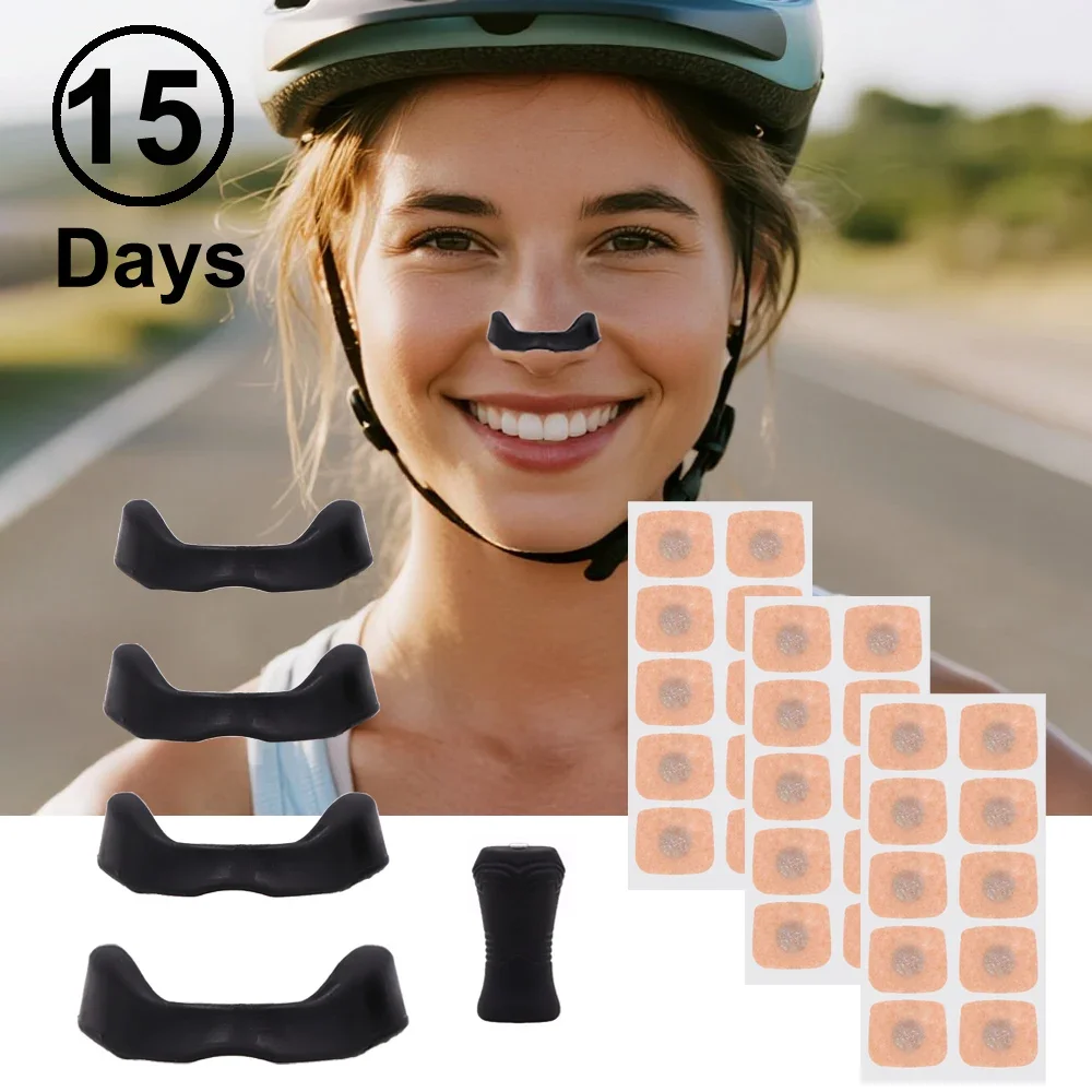 Magnetic Nasal Dilator Anti-Snore Nose Strips, Boost Oxygen Intake, Sleep Breathing Starter Kit with Accessories
Magnetic Nasal Dilator Anti-Snore Nose Strips, Boost Oxygen Intake, Sleep Breathing Starter Kit with Accessories